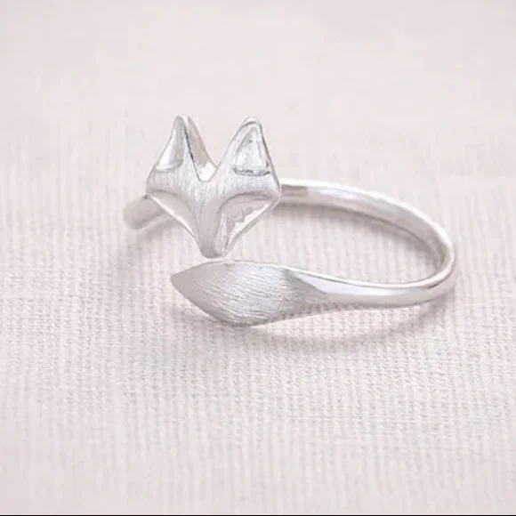 “Into the Woods” Fox Animal Minimalist Cute Ring - Picture 2 of 8